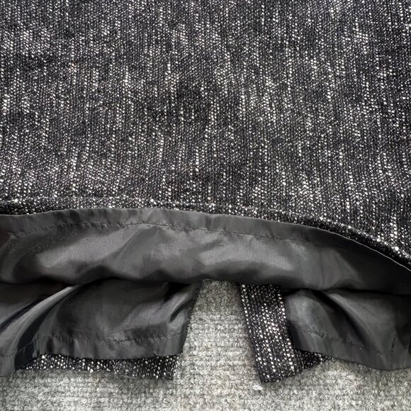 Talbots Skirt Womens 12‎ Black & White Tweed Pencil Academia professional career - Picture 5 of 12